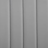 Brock Adjustable Faux Leather Bar Stool with 360-Degree Swivel and Walnut Wood for Ultimate Comfort