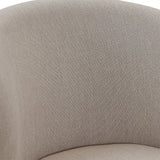 Brandy 30" Bar Height Swivel Stool in Tan Fabric with Espresso Wood Finish - Modern Comfort & Style