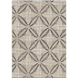 Daisy Contemporary Geometric Area Rug - Easy Clean Polypropylene, Stain Resistant, Stylish Design