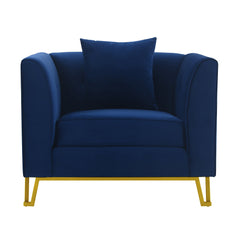 Everest Modern Fabric Chair with Plush Foam Cushions, Stylish Design, and No Assembly Required