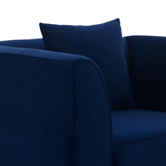 Everest Modern Fabric Chair with Plush Foam Cushions, Stylish Design, and No Assembly Required