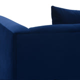 Everest Modern Fabric Chair with Plush Foam Cushions, Stylish Design, and No Assembly Required
