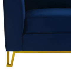 Everest Modern Fabric Chair with Plush Foam Cushions, Stylish Design, and No Assembly Required