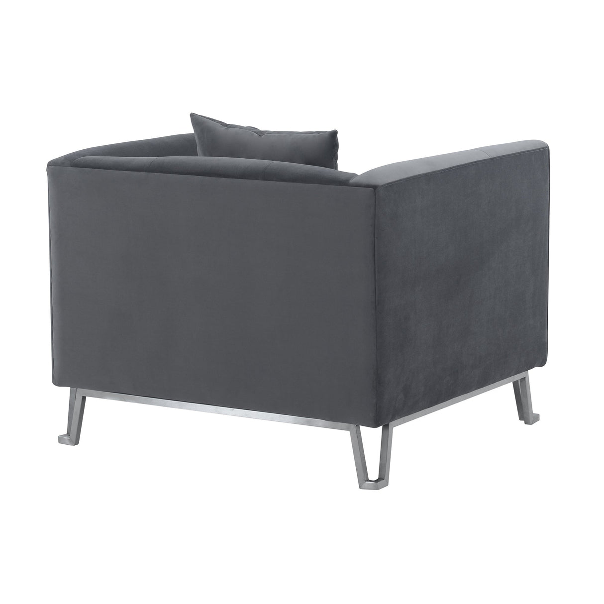 Everest Modern Fabric Chair with Plush Foam Cushions, Stylish Design, and No Assembly Required