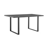 Fenton Contemporary Dining Table - Stylish Melamine Top with Sturdy Steel Frame for Modern Homes