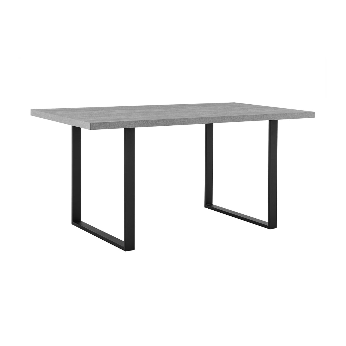 Fenton Contemporary Dining Table - Stylish Melamine Top with Sturdy Steel Frame for Modern Homes