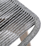 Island Eucalyptus Wood Outdoor Dining Chair Set of 2 - Stylish Comfort with UV Resistant Weave