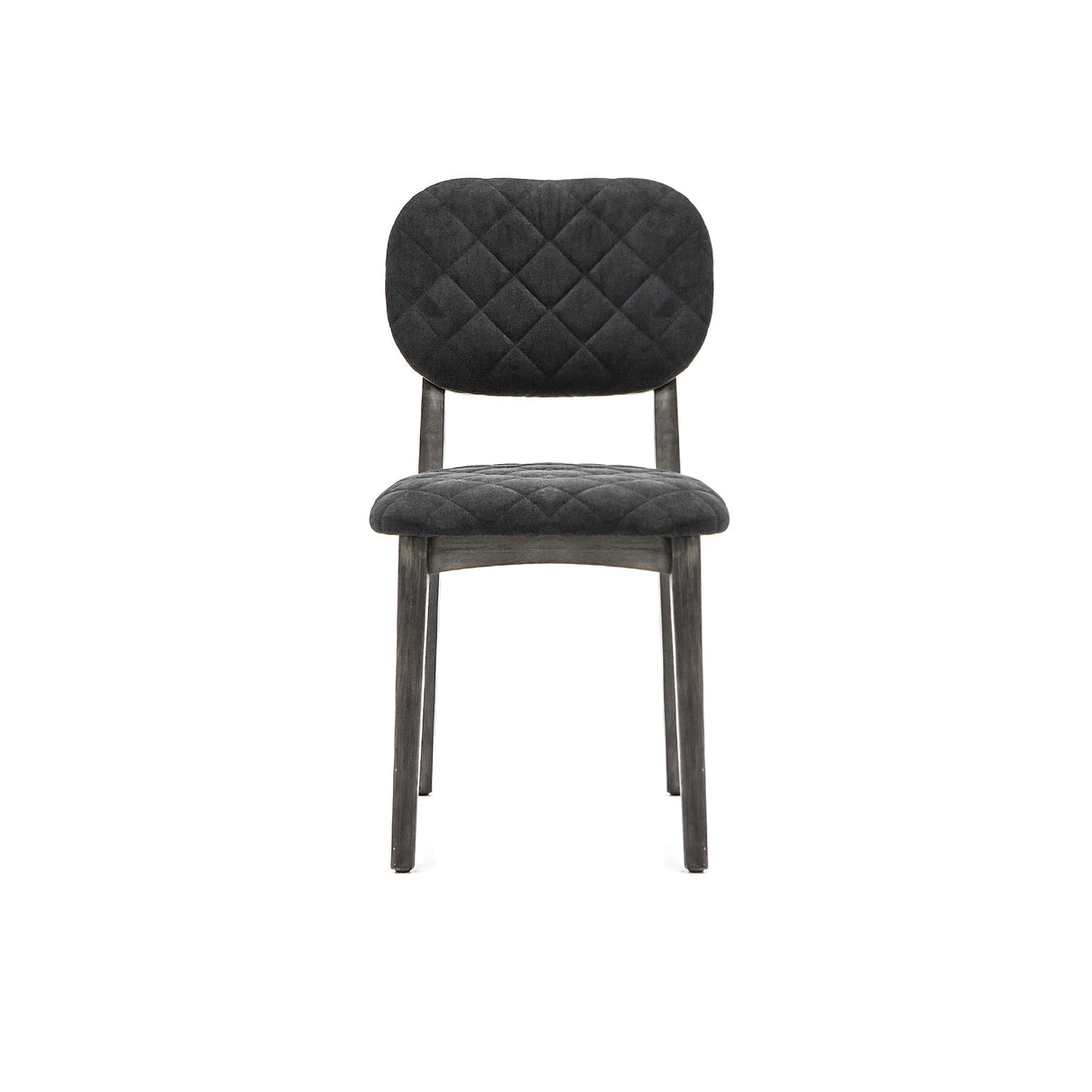 Katelyn Acacia Dining Chair Set of 2 - Stylish Upholstered Chairs with Tundra Gray Finish for Home