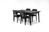 Katelyn Acacia Dining Chair Set of 2 - Stylish Upholstered Chairs with Tundra Gray Finish for Home