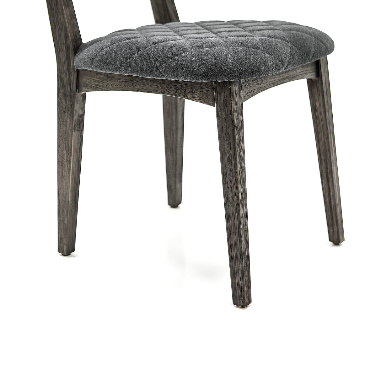 Katelyn Acacia Dining Chair Set of 2 - Stylish Upholstered Chairs with Tundra Gray Finish for Home