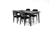 Katelyn Acacia Dining Chair Set of 2 - Stylish Upholstered Chairs with Tundra Gray Finish for Home