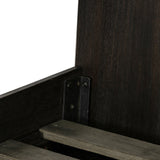 Baly Acacia Mid-Century Platform Bed - Stylish Design, No Box Spring Needed, Easy Assembly & Storage