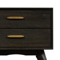 Baly Mid-Century 2-Drawer Nightstand with Soft Close Drawers for Stylish Bedroom Storage Solutions