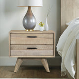 Baly Mid-Century 2-Drawer Nightstand with Soft Close Drawers for Stylish Bedroom Storage Solutions