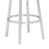 Madrid Swivel Barstool – Ergonomic Faux Leather Seating with 360-Degree Motion for Your Home Bar