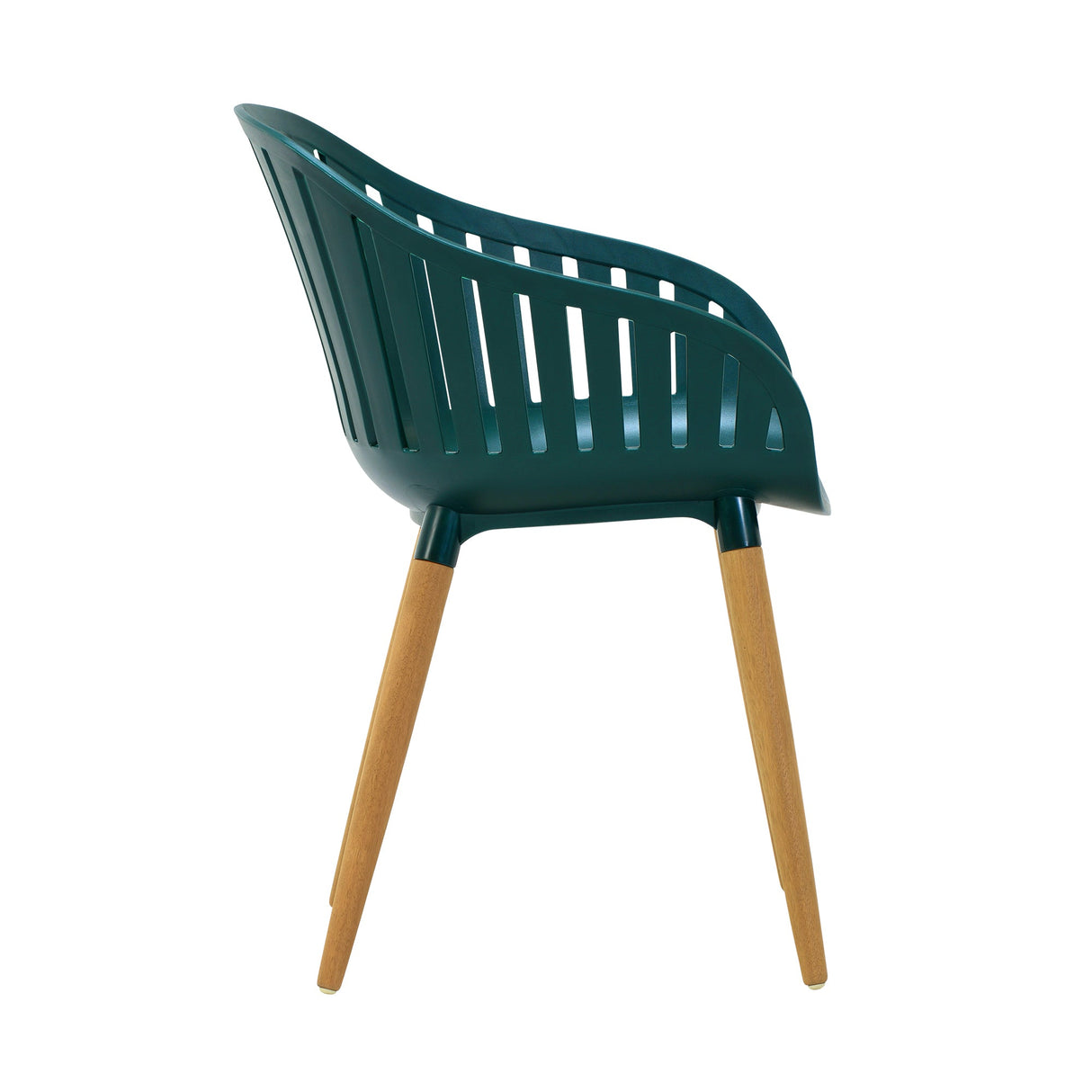 Nassau Outdoor Dining Chairs Set of 2 - Eco-Friendly, Stylish Eucalyptus Legs in Multiple Colors!