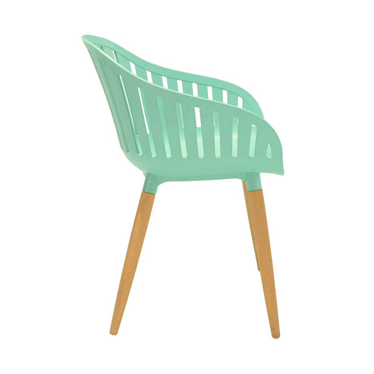 Nassau Outdoor Dining Chairs Set of 2 - Eco-Friendly, Stylish Eucalyptus Legs in Multiple Colors!