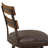 Saugus Transitional Swivel Barstool - Elegant Upholstered Design with Metal Frame for Modern Spaces