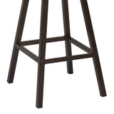 Saugus Transitional Swivel Barstool - Elegant Upholstered Design with Metal Frame for Modern Spaces