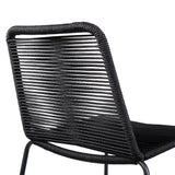 Shasta Outdoor Steel and Rope Stools, Set of 2 - Stylish, Stackable, and Perfect for Any Space!
