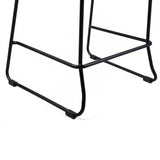 Shasta Outdoor Steel and Rope Stools, Set of 2 - Stylish, Stackable, and Perfect for Any Space!