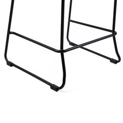 Shasta Outdoor Steel and Rope Stools, Set of 2 - Stylish, Stackable, and Perfect for Any Space!
