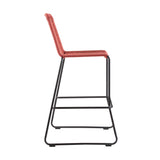 Shasta Outdoor Steel and Rope Stools, Set of 2 - Stylish, Stackable, and Perfect for Any Space!