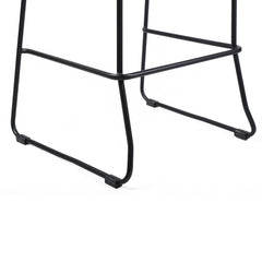 Shasta Outdoor Steel and Rope Stools, Set of 2 - Stylish, Stackable, and Perfect for Any Space!