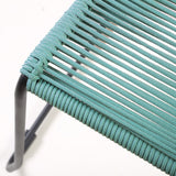 Shasta Outdoor Steel and Rope Stools, Set of 2 - Stylish, Stackable, and Perfect for Any Space!