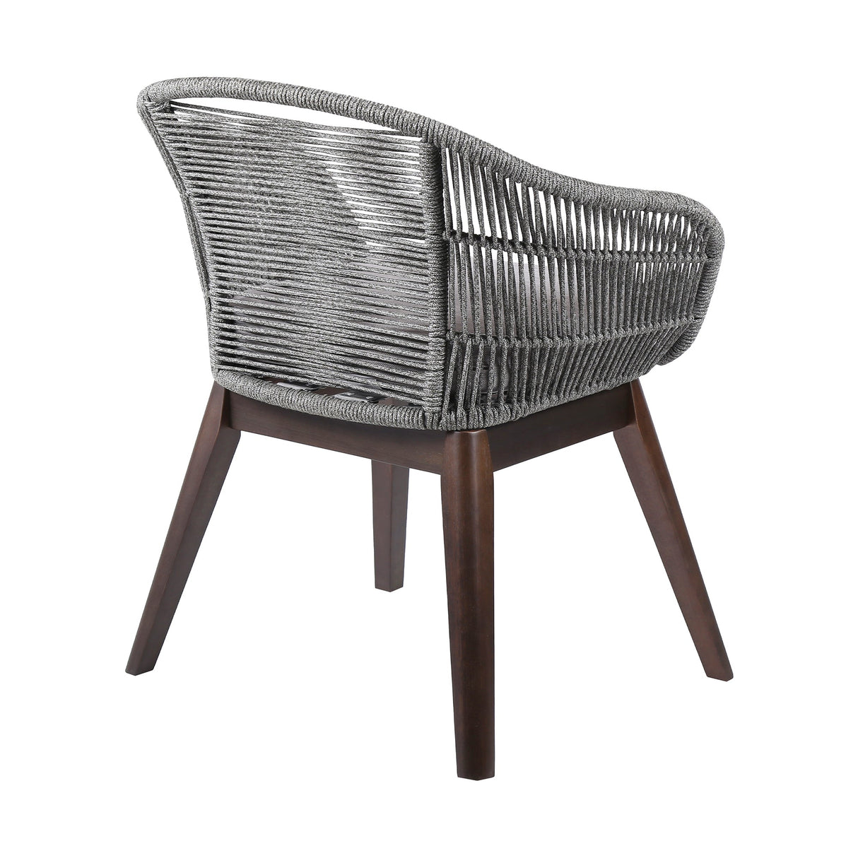 Tutti Fruitti Eucalyptus Rope Dining Chair - Stylish Durable Outdoor Seating with Removable Cushions