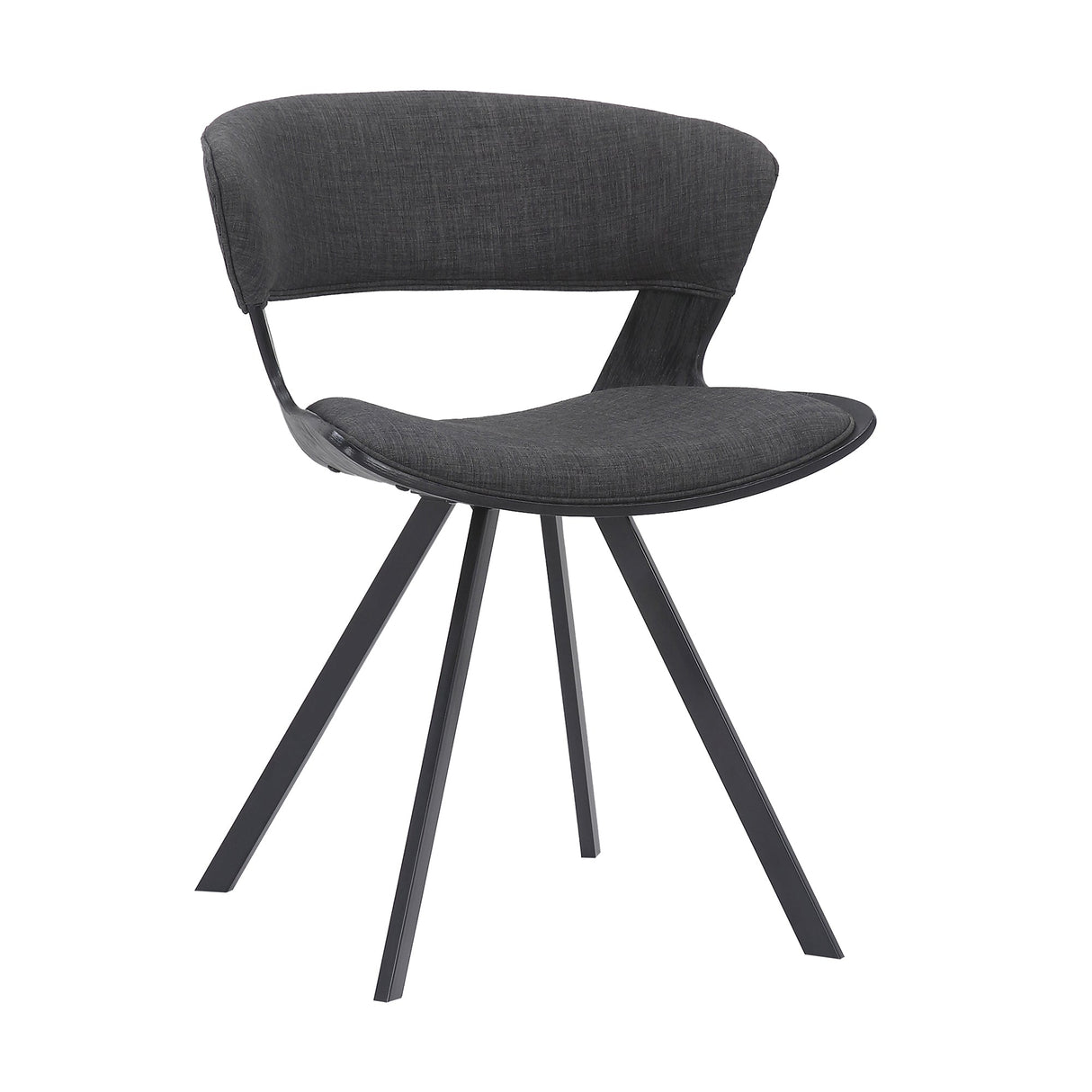 Ulric Dining Chair - Mid-Century Modern Upholstered Accent Chair for Living Room or Office Use