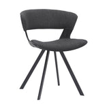 Ulric Dining Chair - Mid-Century Modern Upholstered Accent Chair for Living Room or Office Use
