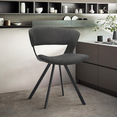 Ulric Dining Chair - Mid-Century Modern Upholstered Accent Chair for Living Room or Office Use