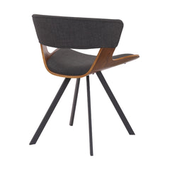 Ulric Dining Chair - Mid-Century Modern Upholstered Accent Chair for Living Room or Office Use