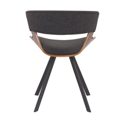 Ulric Dining Chair - Mid-Century Modern Upholstered Accent Chair for Living Room or Office Use
