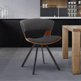 Ulric Dining Chair - Mid-Century Modern Upholstered Accent Chair for Living Room or Office Use