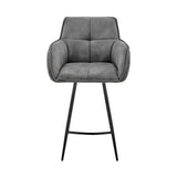 Verona Stylish Fabric Barstool - Modern Design, Comfortable Foam Cushion, Durable Metal Frame