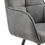 Verona Stylish Fabric Barstool - Modern Design, Comfortable Foam Cushion, Durable Metal Frame