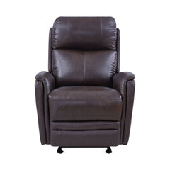 Wolfe Contemporary Power Recliner Chair with USB Charging, Top Grain Leather, and Stylish Design