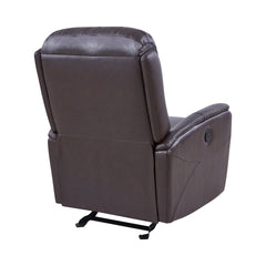 Wolfe Contemporary Power Recliner Chair with USB Charging, Top Grain Leather, and Stylish Design