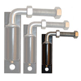 Aleko Small Hinge J-Bolt for Driveway Gates - 12-Inch - LM113