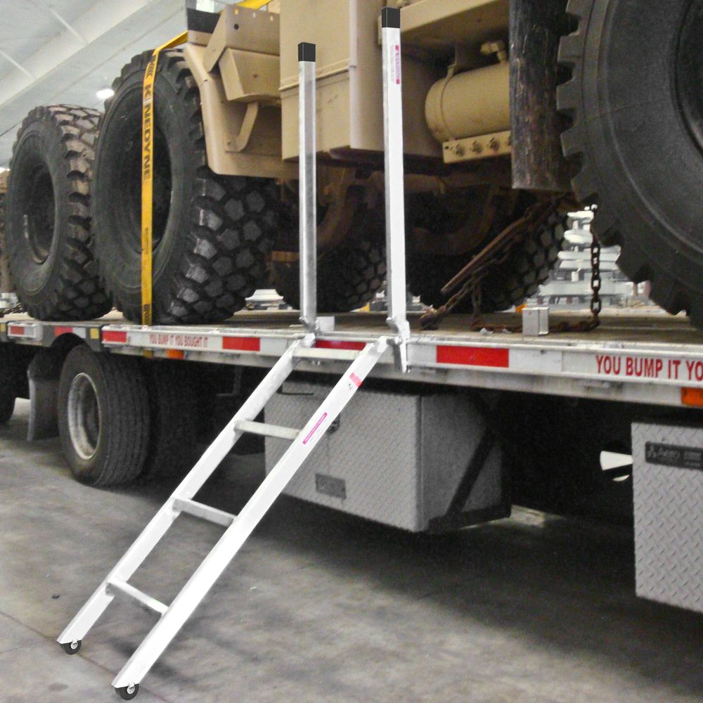 48" EZ Deck Step® Semi-Trailer Step Ladder for 28" to 42" Deck Heights