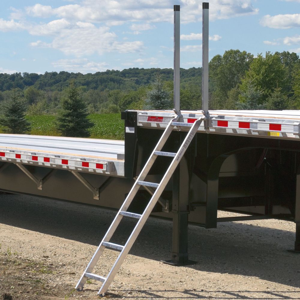 72" EZ Deck Step® Semi-Trailer Step Ladder for 36" to 66" Deck Heights