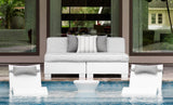 Ledge Lounger Affinity Square Sunbed with Backrest Cushions