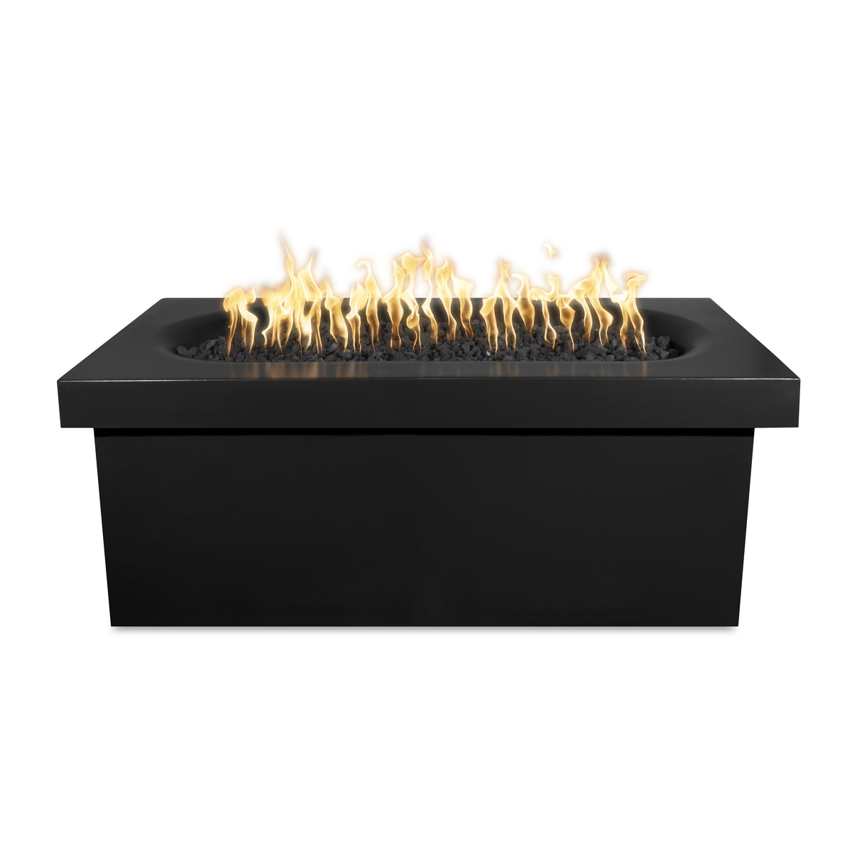 The Outdoor Plus Ramona Rectangular Concrete Fire Table plus Free Cover