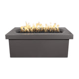 The Outdoor Plus Ramona Rectangular Concrete Fire Table plus Free Cover