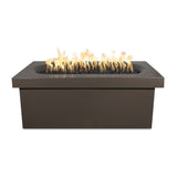 The Outdoor Plus Ramona Rectangular Concrete Fire Table plus Free Cover