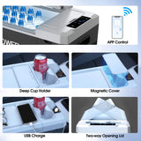 Mini Solar Powered Car Fridge Freezer, 19 Quarts