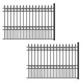 Aleko 2-Panel Fence Kit – LONDON Style – 8x5 ft. Each