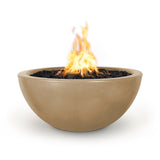 The Outdoor Plus Luna Concrete Fire Bowl plus Free Cover
